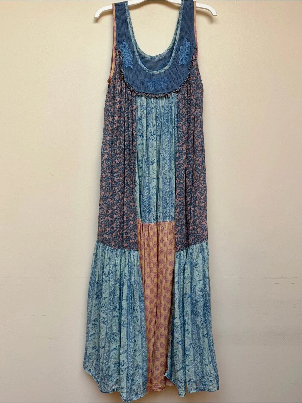 Free People Lost Palms Craft Maxi Dress | Size S